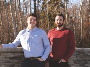 Jordan and Joel Jolicoeur operate the only certified aboriginal electrical company in Alberta, and they’re making connections to keep Carvel Electric busy through hard times when work is difficult to come by. - photo by Marcia Love