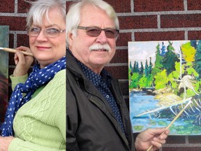 Rita Milton and George Conklin are exhibiting at The Station Arts Centre in Tillsonburg until March 1. (CONTRIBUTED PHOTOS)