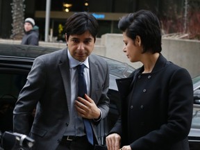 Jian Ghomeshi arrives at Old City Hall for day four of the trial on Friday February 5, 2016.