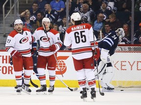 The Jets suffered an embarrassing loss to the Hurricanes on Friday. (REUTERS)
