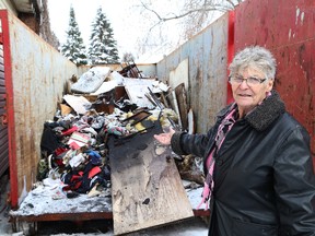 John Lappa/The Sudbury Star
Theresa Carroll is counting her blessings that she was alone in her home Jan. 29 when smoke detectors began screeching and woke her up at 2 a.m.