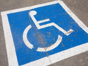 Accessible parking spot (Postmedia Network file photo)