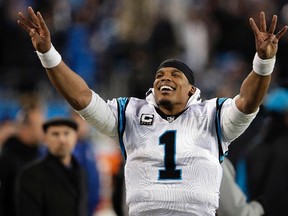 Carolina Panthers quarterback Cam Newton was named the National Football League's Most Valuable Player on Saturday at the NFL Honors show.  (Jeremy Brevard-USA TODAY Sports/Files)