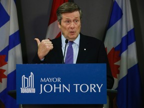 Toronto Mayor John Tory speaks. (Jack Boland/Toronto Sun)