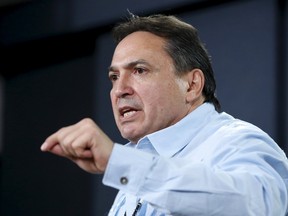 Assembly of First Nations National Chief Perry Bellegarde speaks during a news conference regarding a ruling by the Canadian Human Rights Tribunal in Ottawa, Canada, January 26, 2016. REUTERS/Chris Wattie