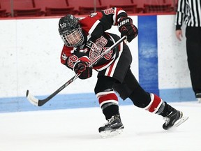 Ainsley MacMillan, who once focused on her offensive skills, has turned into more of a stay-at-home defender at Northeastern University. (Jim Pierce/Northeastern Athletics)