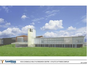 Lambton College's soon-to-be-built Nova Chemicals Health and Research Centre.
submitted photo for SARNIA THIS WEEK