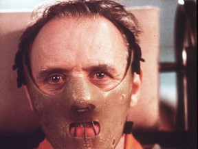 Anthony Hopkins in "The Silence of the Lambs."