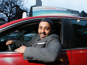 Naser Kaid, a Co-op cab driver, said on Tuesday February 9, 2016 he doesn't believe Toronto taxi drivers should protest Uber this weekend. (Stan Behal/Toronto Sun)