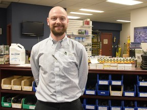 Matthew Esseltine is the new president and chief operating officer of AgroSpray Ltd., a private family-owned custom fertilizer business based in Tillsonburg. Statistics show most family businesses don’t make it through a second generation, but preparation helped AgroSpray survive unexpected loss. CHRIS ABBOTT / TILLSONBURG NEWS