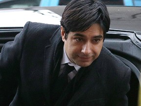 Jian Ghomeshi arrives at Old City Hall court for Day 6 of his trial on Tuesday, February 9, 2016. (Craig Robertson/Toronto Sun)