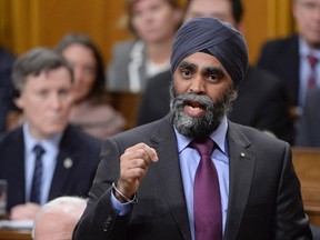 Defence minister Harjit Sajjan. (The Canadian Press)