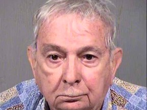 John Feit, 83, is shown in this Maricopa County Sheriff's Office (MCSO) photo tweeted after his arrest in Arizona on February 9, 2016. Feit, a former Catholic priest has been charged with a murder more than half a century ago where he is suspected of beating, raping and killing a 25-year-old beauty queen in south Texas shortly after taking her last confession, authorities said on February 10, 2016.    REUTERS/MCSO/Handout via Reuters