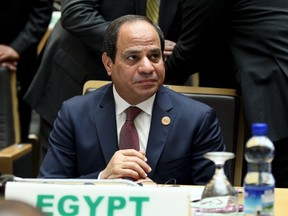 Egypt's President Abdel Fattah al-Sisi attends the opening ceremony of the 26th Ordinary Session of the Assembly of the African Union (AU) at the AU headquarters in Ethiopia's capital Addis Ababa on January 30, 2016. REUTERS/Tiksa Negeri