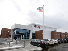 The Raptors new practice facility, the Biosteel Centre, officially opened on the Exhibition Place grounds in Toronto on Wednesday, Feb. 10, 2016. (Michael Peake/Toronto Sun)