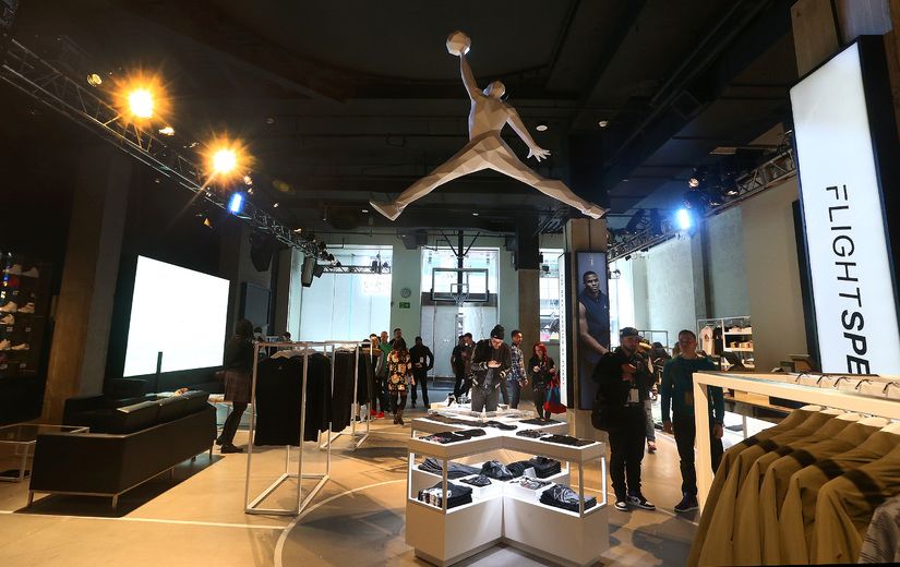 Jordan pop up store store all star weekend