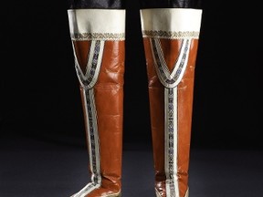 Traditional Greenlandic boots are shown in a handout photo. The Bata Shoe Museum has put rare pieces of traditional Artic footwear on display in a new, semi-permanent exhibition.THE CANADIAN PRESS/HO-Bata Shoe Museum-Ron Wood