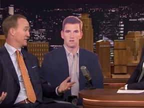 Peyton Manning on The Tonight Show.