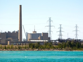The Bruce nuclear plant, privately-operated but Ontario-owned, looms large on the Lake Huron shoreline. Ontario Power Generation wants to build a deep-burial site near the plant to sink low- and intermediate-level waste from Ontario's three nuclear plants more than half a kilometre underground. (MIKE HENSEN, The London Free Press)