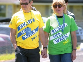 Rick and Tamara Bull, 2015 Tillsonburg Relay for Life. (CHRIS ABBOTT/TILLSONBURG NEWS)