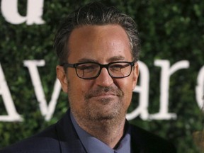 U.S. actor Matthew Perry poses for photographers at the Evening Standard British Film Awards in London, Britain, in this February 7, 2016 file picture. REUTERS/Neil Hall/Files