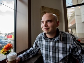 Gentlemen consultant Paul Norris at Perks Coffee House in Spruce Grove on Friday, Feb. 5, 2016. Norris helps single men develop the skills they need to find that special someone and build a meaningful relationship.