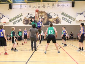 The Mannville Royals Junior High basketball team got a late start to the season and was unable to play in a registered league, yet this year's team might be its best yet.