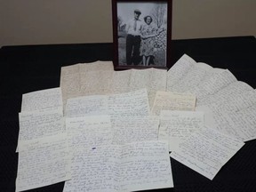 Submitted Photo
Hand-written love letters from Morley Bertrand to his bride-to-be Violet.