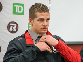 Ottawa RedBlacks quarterback Trevor Harris. (Wayne Cuddington, Postmedia Network)