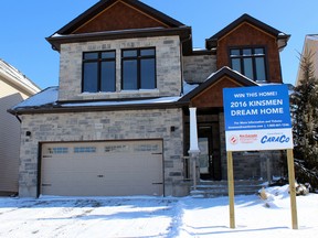 The 2016 dream home, located at 1044 Woodhaven Dr., is the top prize in the Kinesmen Dream Home Lottery. Steph Crosier, Whig-Standard, Postmedia Network