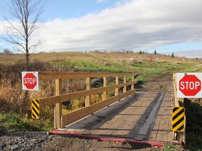 Pictured are the ATV trails at Ramey's Road and Concession 3 on the east side of the Welland Canal in rural north Port Colborne. Pictured on Thursday November 19, 2015 in Port Colborne, Ont. Greg Furminger/Welland Tribune/Postmedia Network