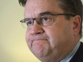 Montreal Mayor Denis Coderre speaks during a news conferrence in Montreal, Monday, December 21, 2015. THE CANADIAN PRESS/Graham Hughes