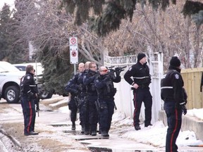 Several people are in police custody after a standoff at a west Edmonton home Monday involving tactical and canine teams. No one was seriously injured in the incident which lasted about three and a half hours.