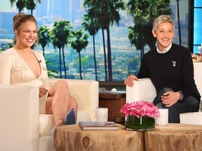 Ronda Rousey on the Ellen DeGeneres Show. (Instagram)