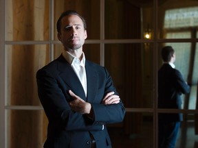 Actor Joseph Fiennes poses for portraits for the film Risen in Rome, Thursday, Feb. 4, 2016. (AP Photo/Domenico Stinellis)