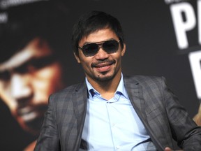 Manny Pacquiao has been dropped by Nike for anti-gay remarks made earlier this week. (WENN)