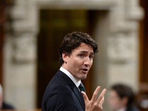 Prime Minister Justin Trudeau responds to a question during question period in the House of Commons on Parliament Hill in Ottawa on Wednesday, Feb. 17, 2016. THE CANADIAN PRESS/Sean Kilpatrick