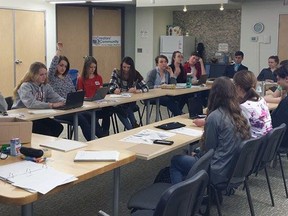 Students, teachers and principals from three city high schools gathered last week at St. Thomas Public Library to discuss common challenges.