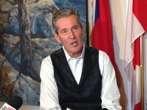 Manitoba Progressive Conservative Leader Brian Pallister, Feb. 18, 2016.