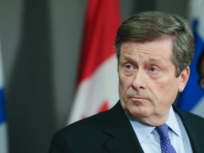 Mayor John Tory. (Veronica Henri/Toronto Sun)