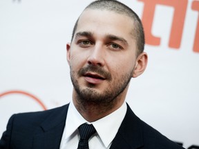 Actor Shia LaBeouf attends a premiere for "Man Down" during the Toronto International Film Festival in this Sept. 15, 2015 file photo. (Richard Shotwell/Invision/AP, File)