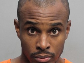 This photo provided by Miami-Dade Corrections Department shows Byron Mitchell.  A South Florida woman is hospitalized in a coma after she was allegedly attacked by Mitchell, a roommate she recently found on Craigslist.  Court records show Mitchell is jailed on attempted murder charges in the Feb. 14, 2016 attack on Danielle Jones. Mitchell has entered a written not guilty plea. (Miami-Dade Corrections Department via AP)