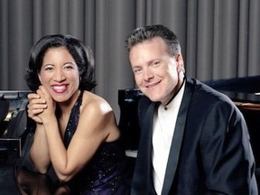 Canada's Piano Duo team Duo Turgeon, Edward Turgeon and Anne Louise-Turgeon.