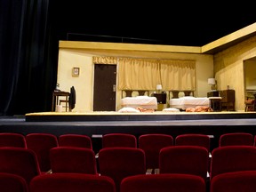 The Grand Theatre stage for a production of The Mountaintop. (CRAIG GLOVER, The London Free Press)