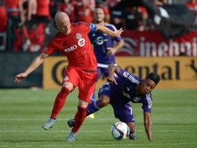 TFC midfielder was playing a more defensive role than expected against Orlando. (THE CANADIAN PRESS)