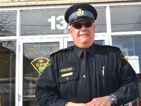 Manny Coehlo officially began his position as contract sergeant at the West Perth Ontario Provincial Police (OPP) detachment in Mitchell on Feb. 22, taking over from Sgt. Dave Sinko, who was promoted to Staff Sergeant with the Wellington County OPP. GALEN SIMMONS/MITCHELL ADVOCATE
