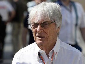 Formula 1 boss Bernie Ecclestone. (AFP PHOTO/TOM GANDOLFINI)