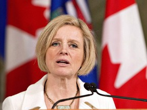 Alberta Premier Rachel Notley.