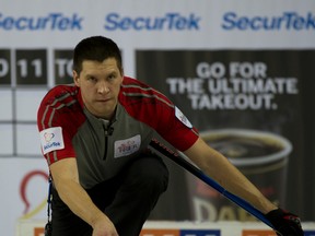 Northwest Territories lead Robert Borden. (Michael Burns, Curling Canada)