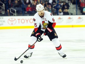 Erik Karlsson has 65 points on the season. (USA TODAY SPORTS)